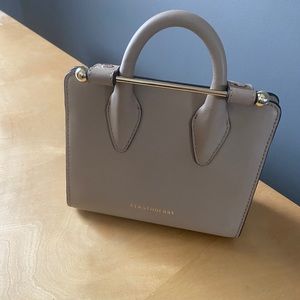Beige Strathberry nano tote.